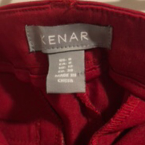 Kenar red straight leg pants - Picture 7 of 8